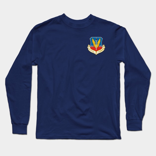 Vintage Tactical Air Command Emblem Long Sleeve T-Shirt by VoodooNite